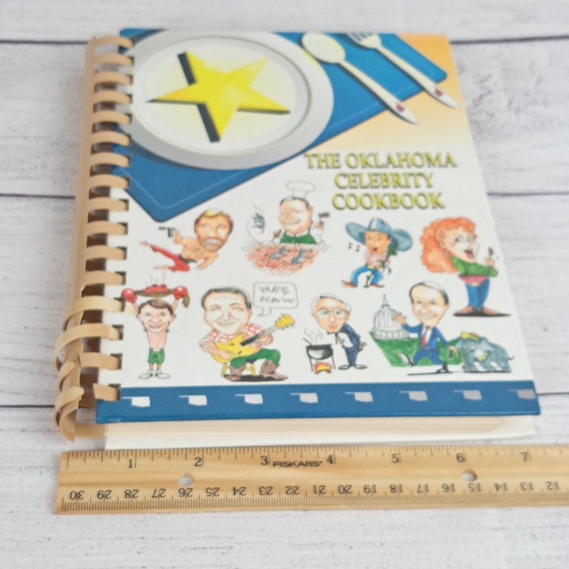 Damaged Comb Oklahoma Celebrity Cookbook Reba McEntire Garth Brooks Chuck Norris gallery