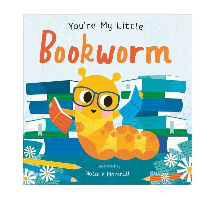 2025 YOU’RE MY LITTLE BOOKWORM BOARD BOOK YOURE MY LITTLE COLLECTION CHICK FIL A