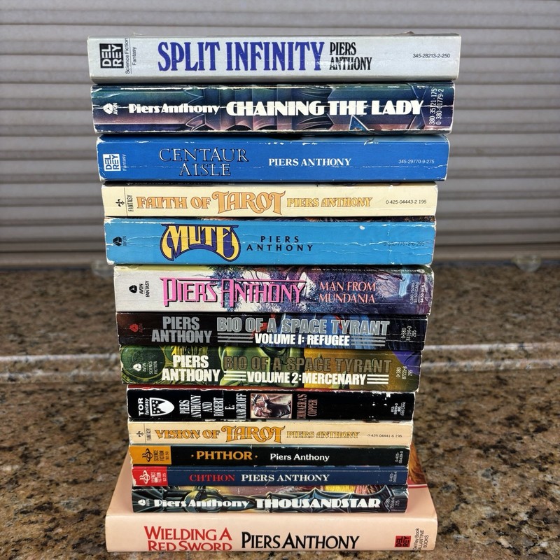 Lot of 14 VTG Sci-Fi/Fantasy PIERS ANTHONY Many First Printings Paperbacks