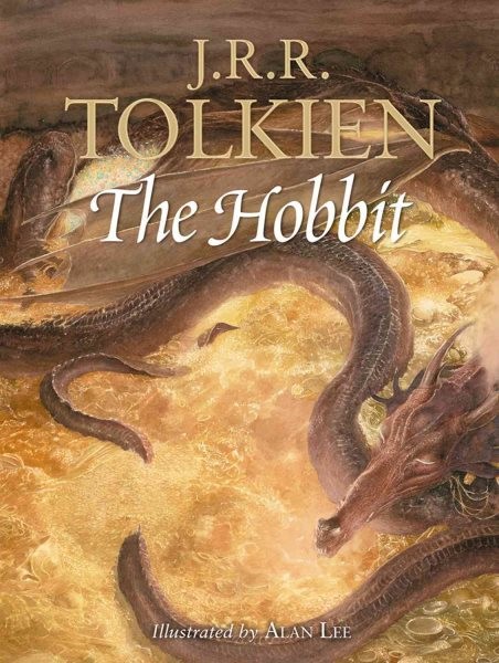 Hobbit, Hardcover by Tolkien, J. R. R.; Lee, Alan (ILT), Brand New, Free ship…