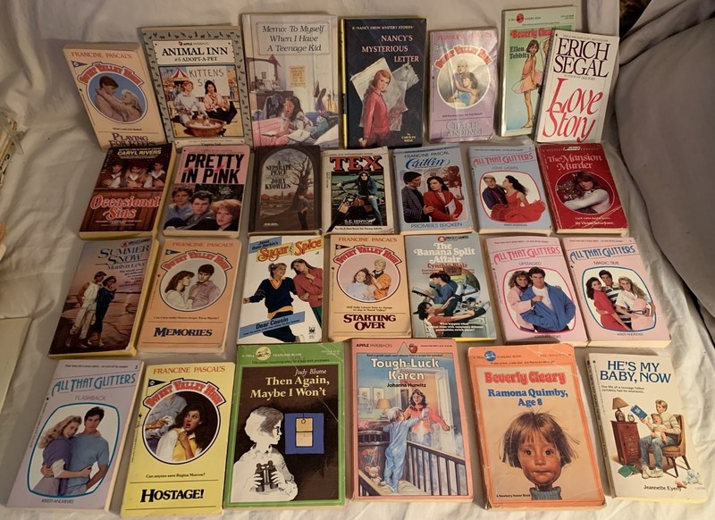 Big Lot 27 Vintage Young Teen Books Many Titles Most All Paperbacks