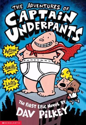 The Adventures of Captain Underpants – 0590846280, paperback, Dav Pilkey