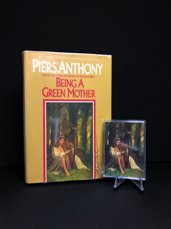 Signed Being A Green Mother by Piers Anthony, & Signed by Michael Whelan HC/DJ