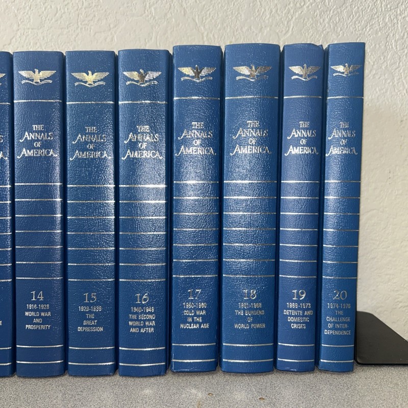 The Annals of America 1976 COMPLETE 21 Vol. Set Britannica, Like New Condition. gallery