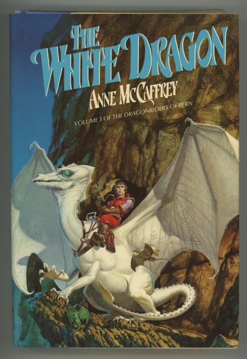 The White Dragon by Anne McCaffrey (First Edition) Michael Whelan Cvr