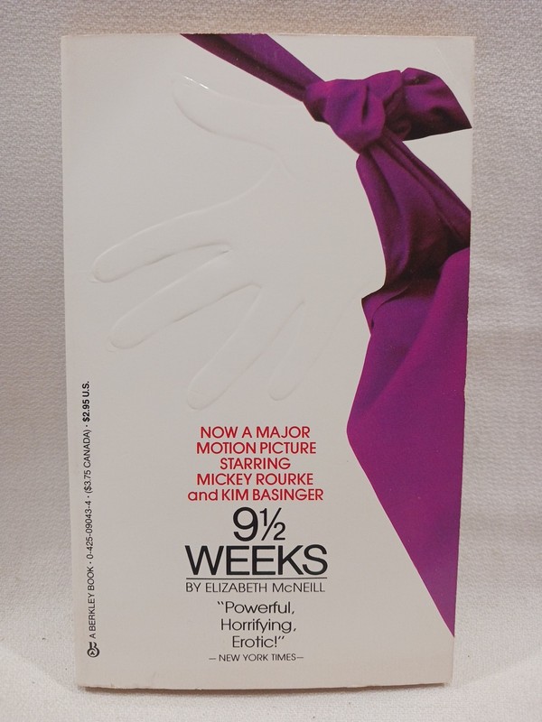 9 1/2 Weeks Elizabeth McNeill Movie Novelization Tie-In Paperbacks Romance VG++ gallery