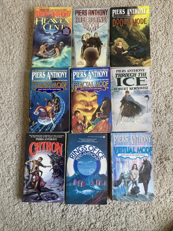 Lot Of 51 Vintage Piers Anthony Paperbacks Various Xanth Novels & More Books GR gallery