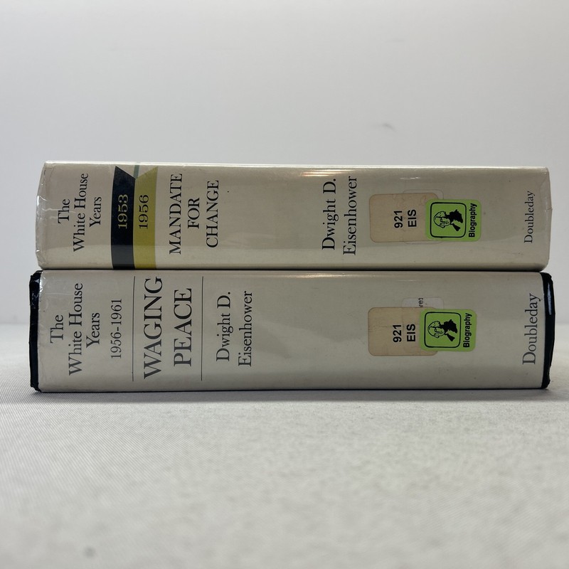 The White House Years by Dwight D Eisenhower Vol 1 2 HC DJ 1st Ed gallery