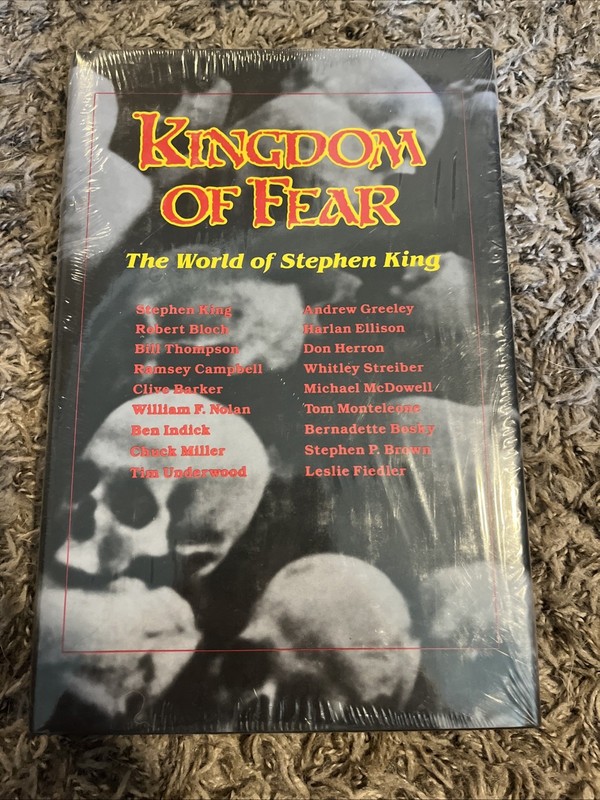 Kingdom of Fear: The World of Stephen King ~ 1st TPB ~ Ellison / Nolan / Bloch+