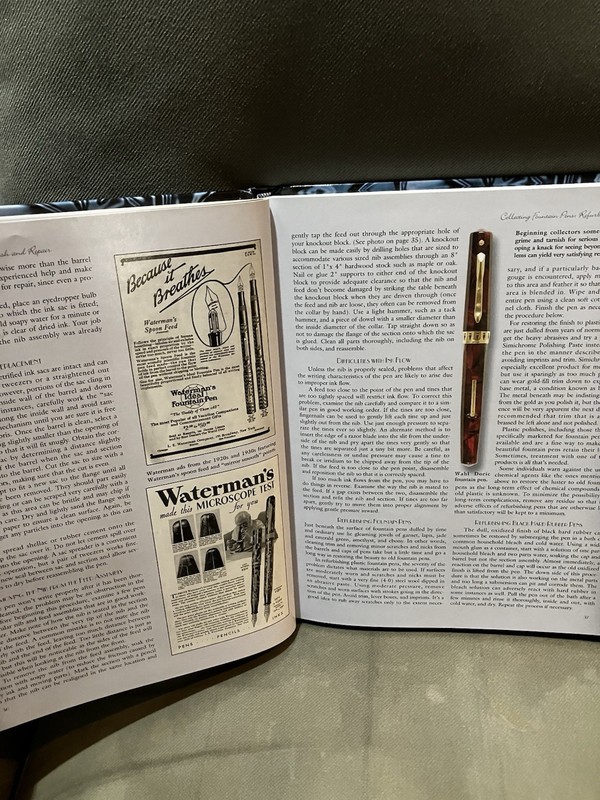 FOUNTAIN PENS ~ Coffee Table Style Book ~ Advertisements History Value 287 Pages gallery