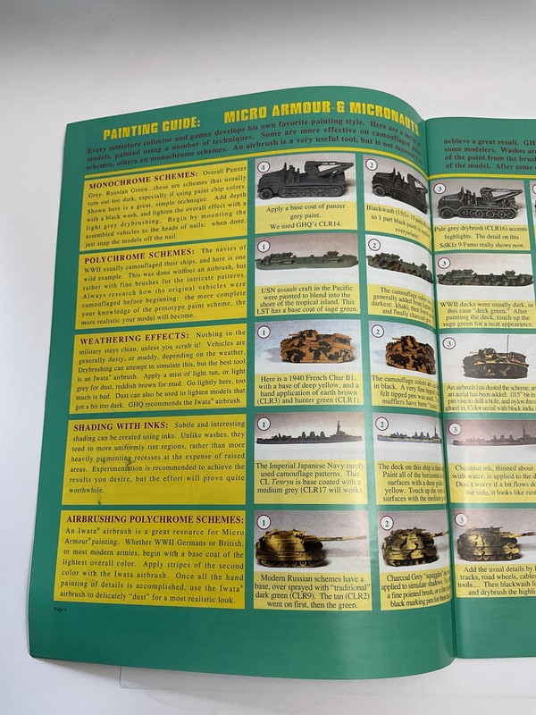 GHQ Miniature Wargaming Sourcebook #41 41st Year Guide Terrain Painting Photos gallery