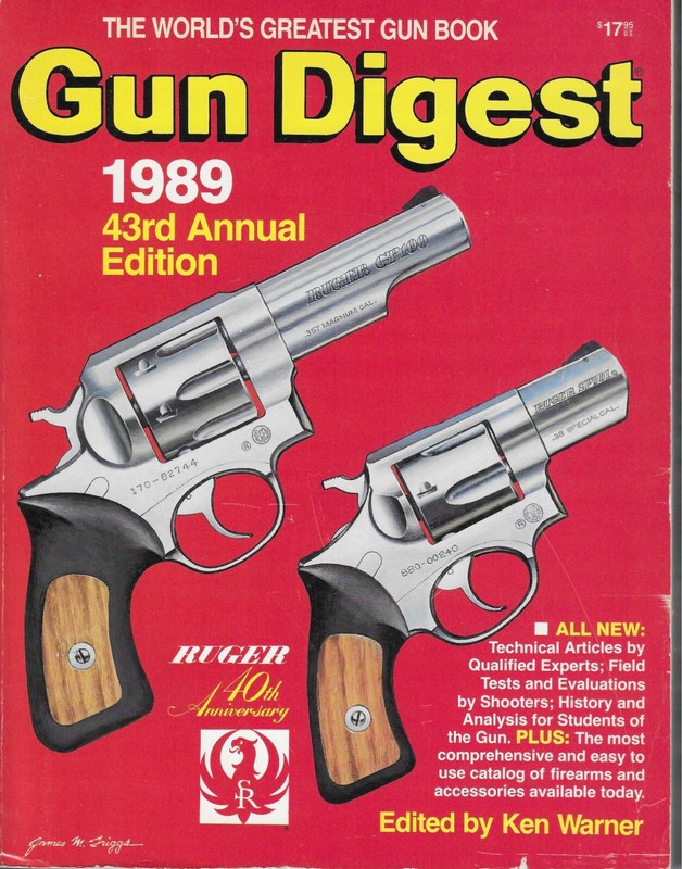 The Gun Digest 43rd Edition 1989 Collectors! 480 Pages c1