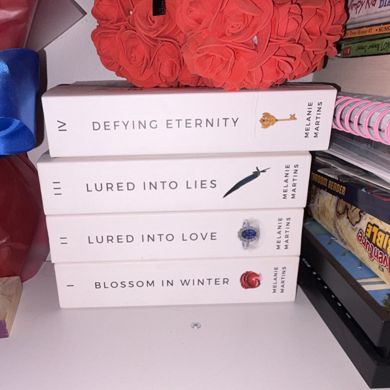 Melanie Martins Paperback Book Lot: Blossom in Winter; Defying Eternity; Lured…