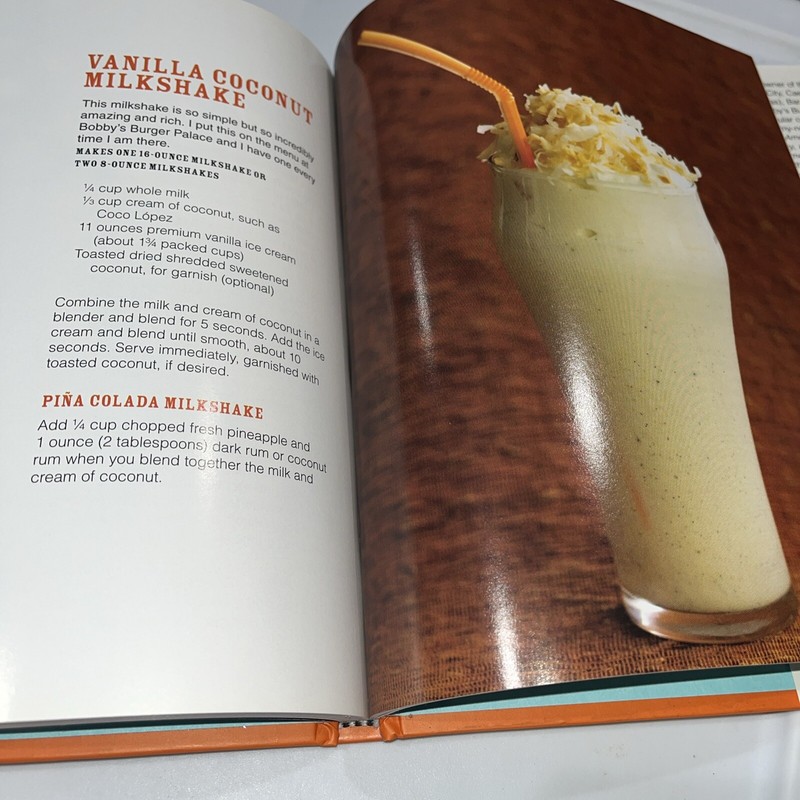 Bobby Flay Hand Signed Cookbook “ Burgers, Fries & Shakes”, 154 Pages, HC gallery