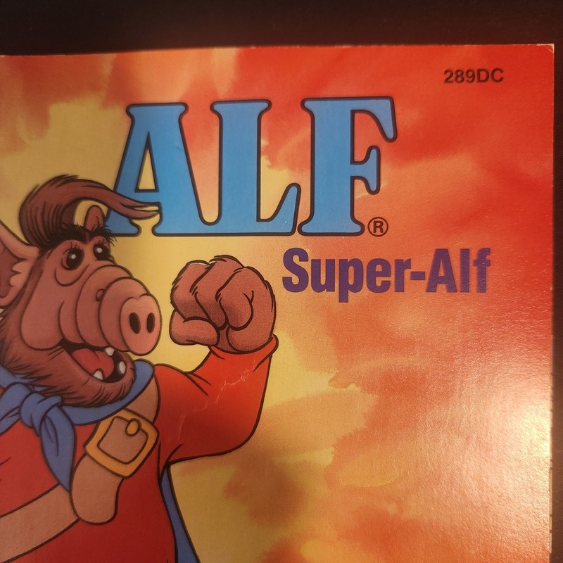 1988 Vintage Alf Super Alf Paperback Book 289DC No Cassette 24 Pages gallery