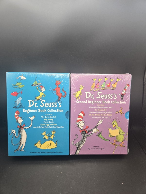 Dr. Seuss’s Beginner Book Collection and Second Hardcover Box Set Sealed