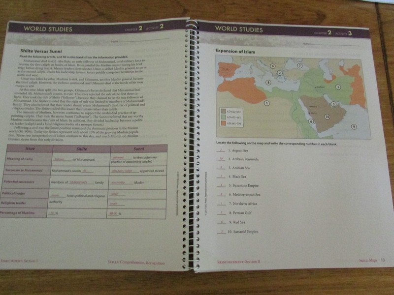 BJU Press- World Studies Student Activities Answer KEY 4th Edition BRAND NEW gallery