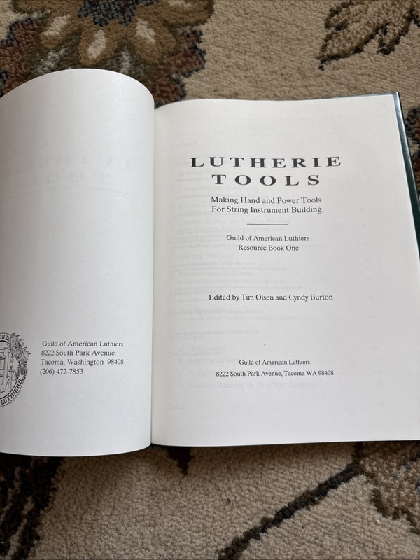 Lutherie Tools Making Hand and Power tools for String Instrument Building gallery