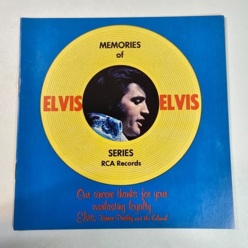 Vintage Memories of Elvis Presley RCA Booklet Promo Lot of 10 1970s Color Photos gallery