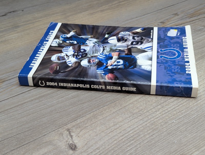 Indianapolis Colts NFL Football 2004 Media Guide Peyton Manning Edgerrin James gallery