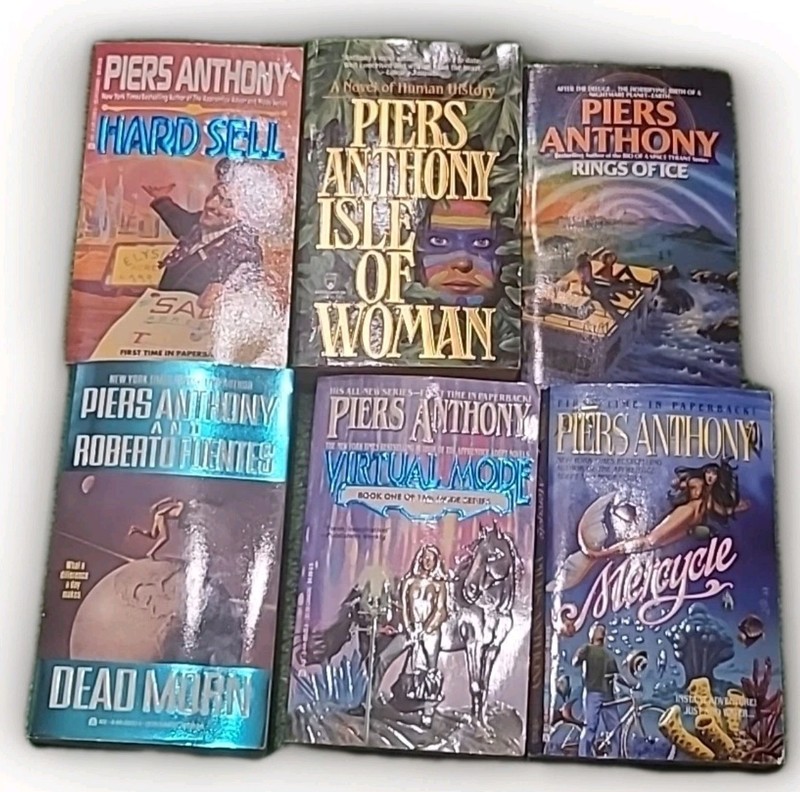 Lot OF 6 Piers Anthony Books 6 Paperbacks