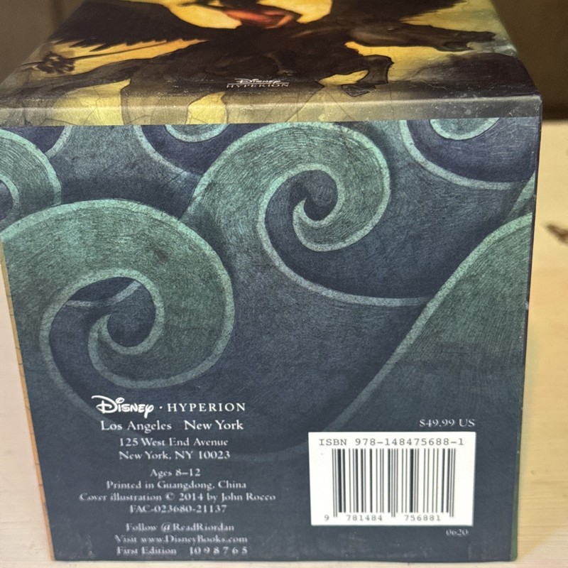 Percy Jackson And The Olympians Complete Series Rick Riordan Boxed Set 6 Books gallery