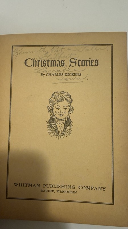 Whitman Classics Christmas Stories Charles Dickens Hardcover 1940 Illus gallery