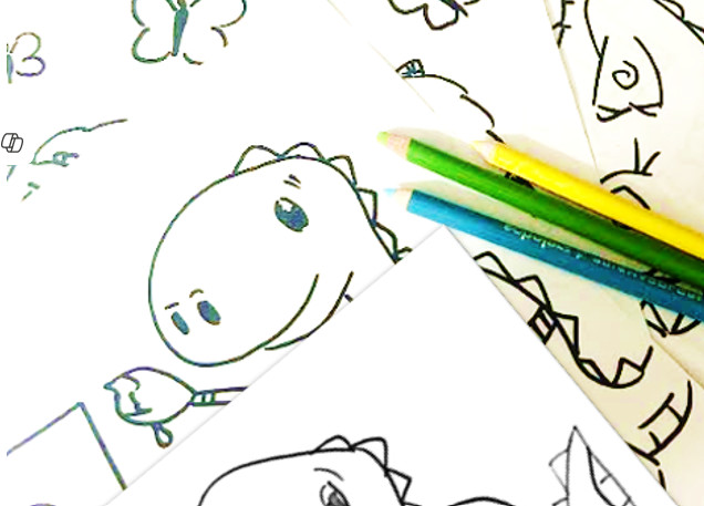 DIGITAL- 2025 Merrick B&W Children's Dinosaur Coloring Book *PRINT REQ'D* 26 pgs