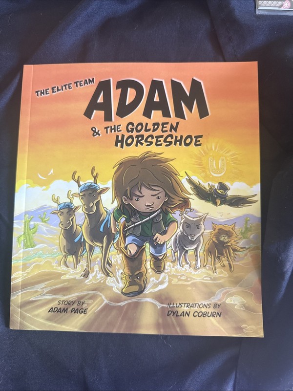 Adam and the Golden Horseshoe by Adam Page (2020, Picture Book)