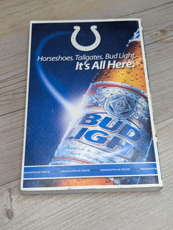 Indianapolis Colts NFL Football 2004 Media Guide Peyton Manning Edgerrin James gallery