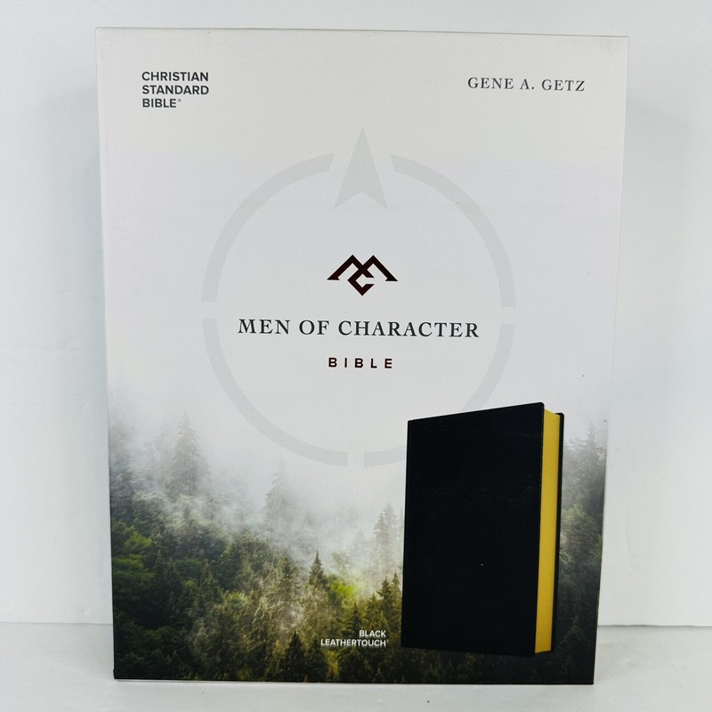 CSB Men of Character Bible, Black LeatherTouch – CSB Bibles by Holman