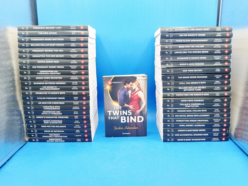 Harlequin Presents Romance Lot of 45 from 2025.
