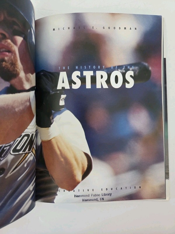 Houston Astros By Michael E. Goodman Hardcover Book gallery
