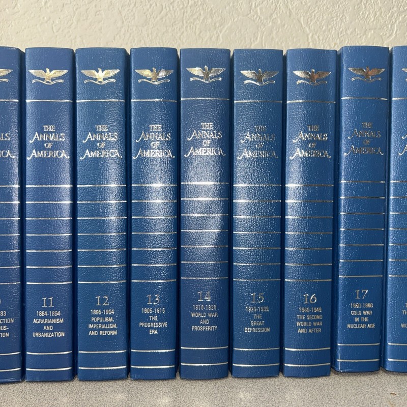 The Annals of America 1976 COMPLETE 21 Vol. Set Britannica, Like New Condition. gallery