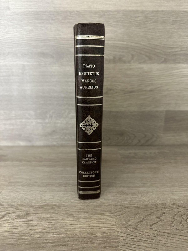 Vintage Plato Epictetus Marcus Aurelius Harvard Classics 1980 Brown HC USA