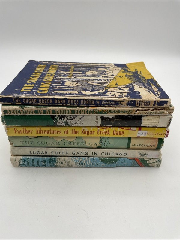 Vintage Sugar Creek Gang Books Paul Hutchens 1940’s-50’s – Lot of 7 (5 HC/2 PB)