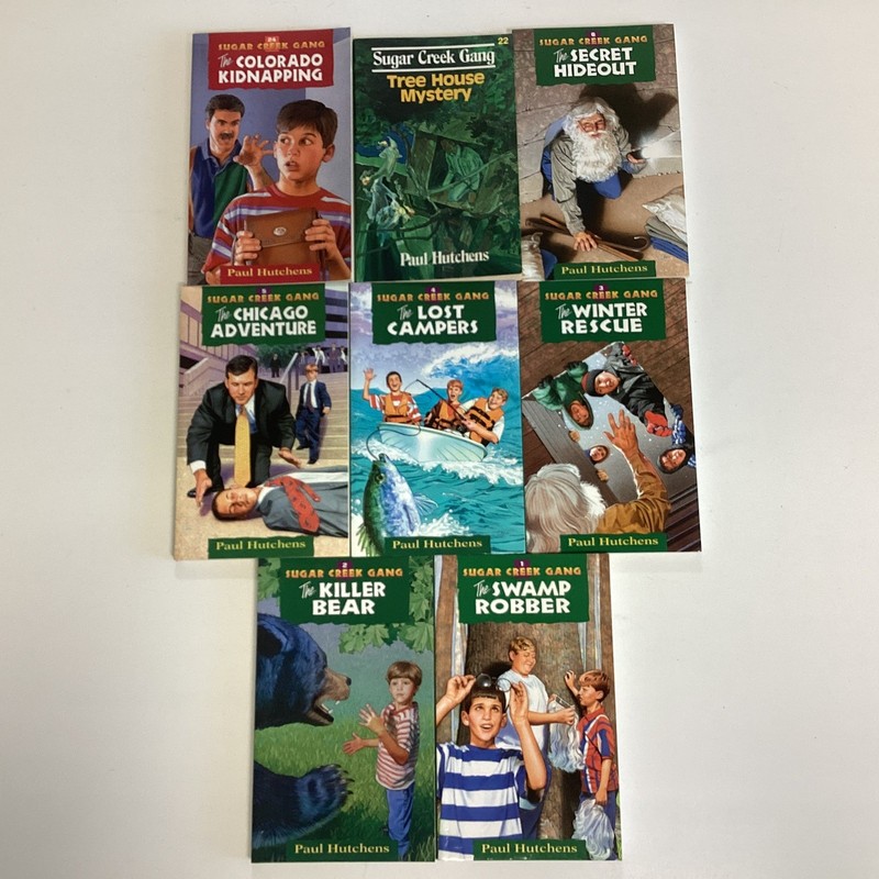 Sugar Creek Gang Mystery 8 Book Lot Paul Hutchens