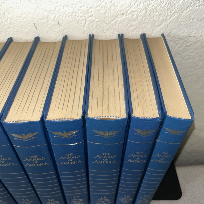 The Annals of America 1976 COMPLETE 21 Vol. Set Britannica, Like New Condition. gallery