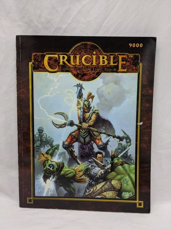 Crucible Conquest Of The Final Realm Fantasy Miniatures Guide Book With CD