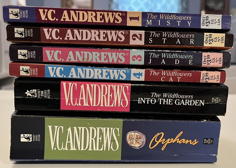 Lot of 6 VC Andrews COMPLETE WILDFLOWERS Series Vols 1-5 and Orphans 4 in 1 vol gallery