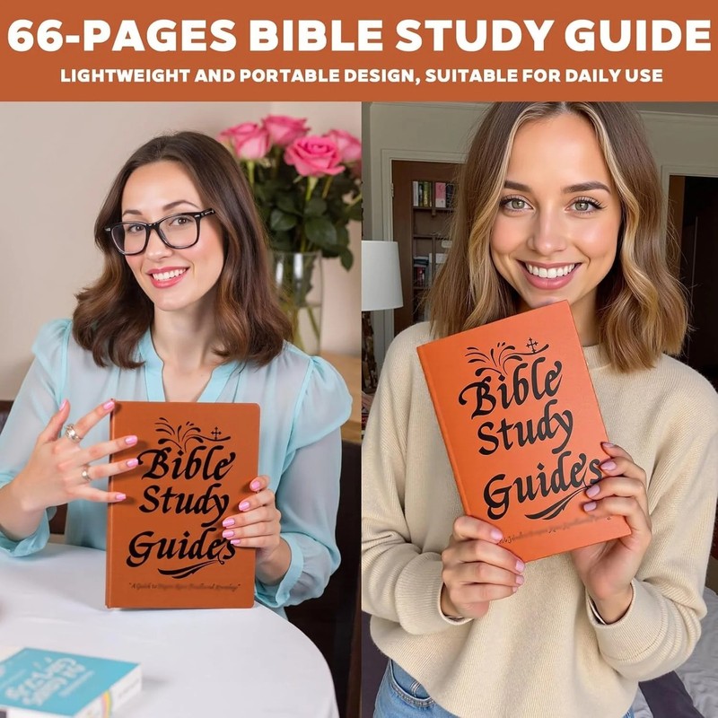 66-Page Bible Study Guide, Daily Devotional Journal,Study Notebook Based Planner gallery