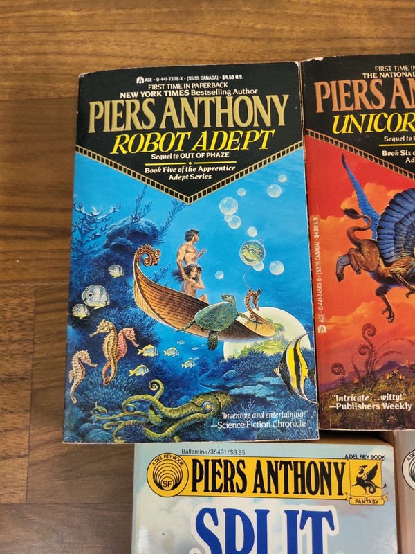 Piers Anthony Apprentice Adept Series Paperback Lot of 5 gallery