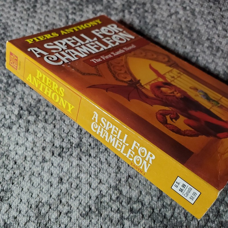 A Spell for Chameleon Piers Anthony 1977 First Xanth Novel Mrs Murphy Paperback gallery