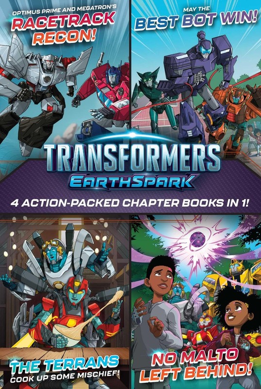 Transformers EarthSpark 4 Action-Packed Chapter Books in 1!: Optimus Prime a…