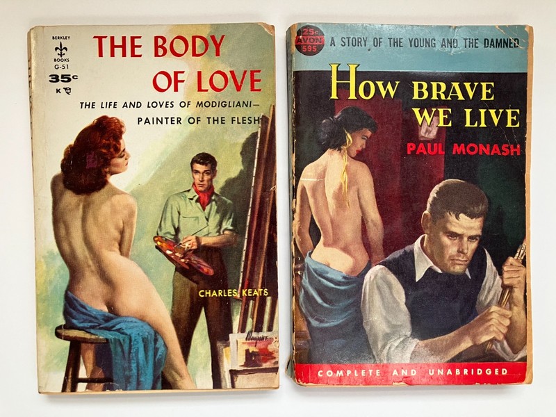 Vintage, Rare Pulp Fiction Body of Love, How Brave We Live Lot of 2