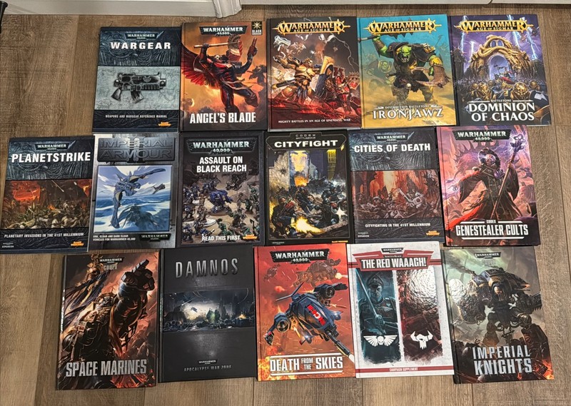 Warhammer 40K Book Games Workshop 40000 Books Lot 16
