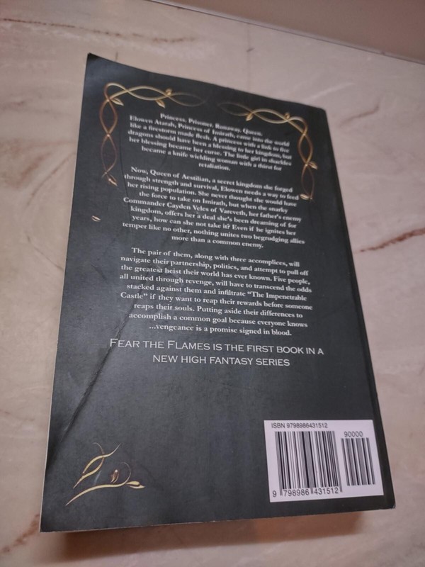 Fear the Flames by Olivia Rose Darling Paperback gallery