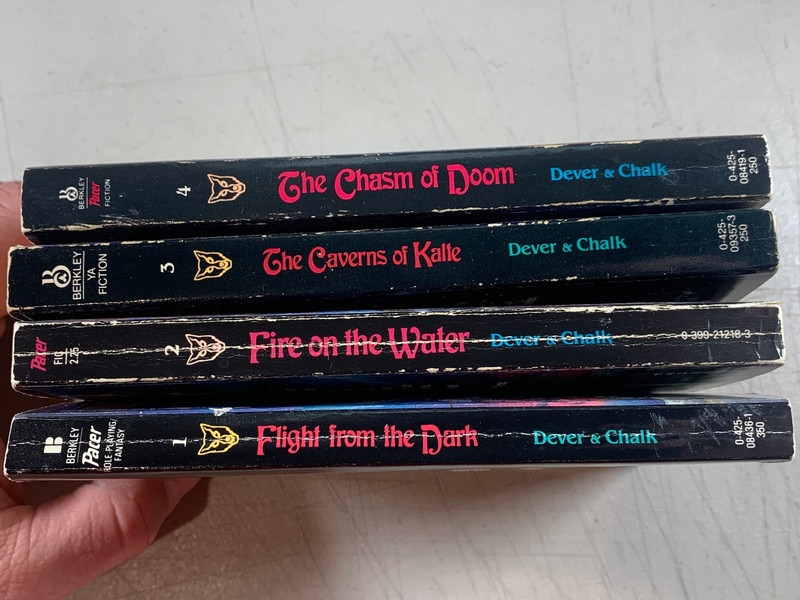 1985-1989 Lone Wolf 1-4 1 2 3 4 Lot Roleplaying Adventure CYOA Books PB gallery