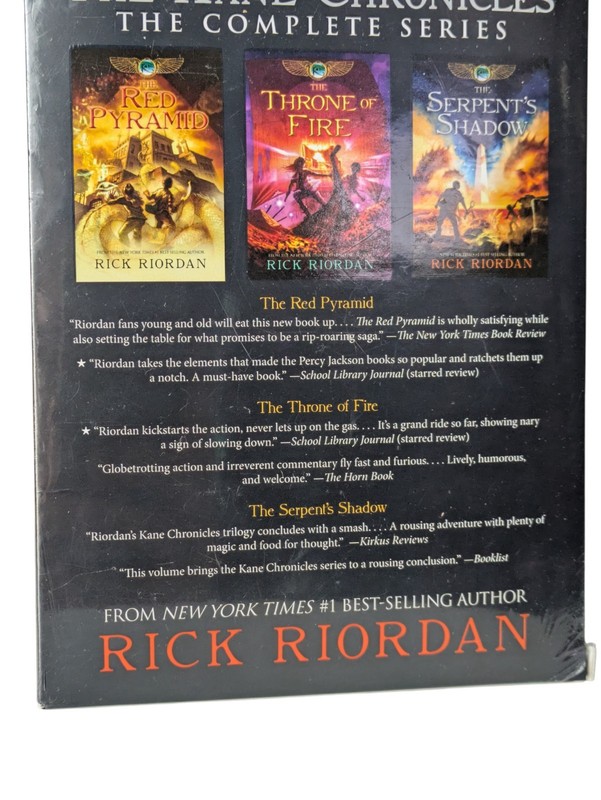 The Kane Chronicles Paperback Box Set by Rick Riordan New 2013 Disney Hyperion gallery