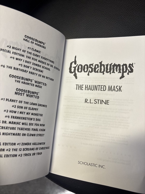 The Haunted Mask by R.L. Stine (1st Reprinting, 2015) gallery